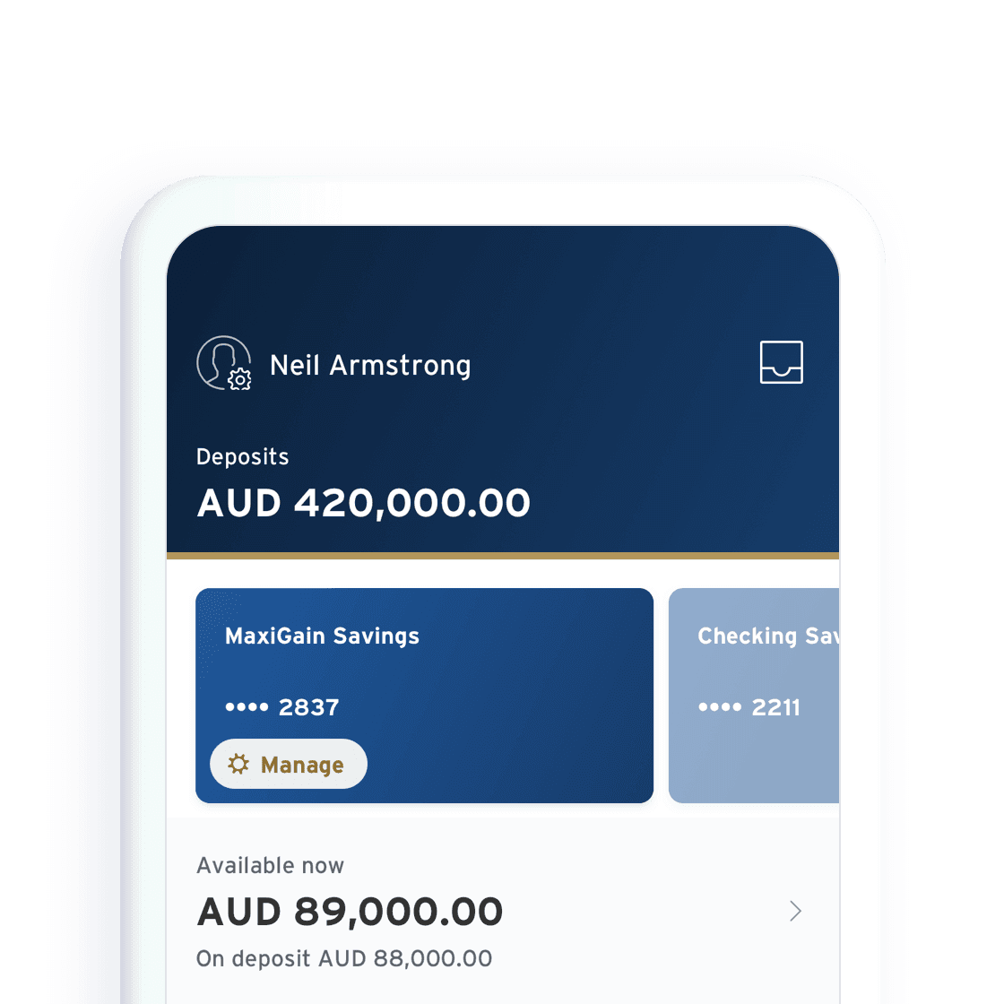 Citi app cash-out and account actions