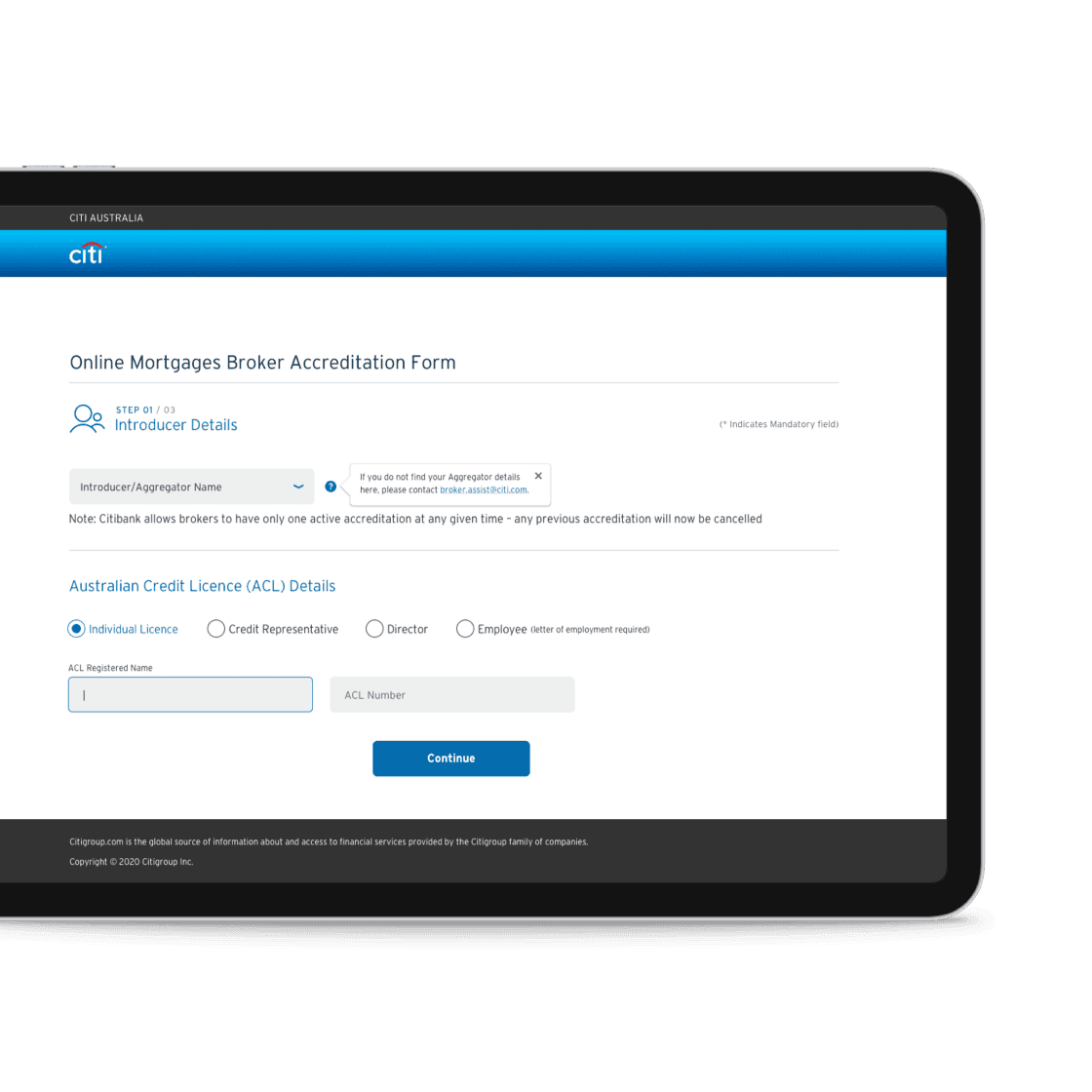 Broker onboarding tablet: application and data capture