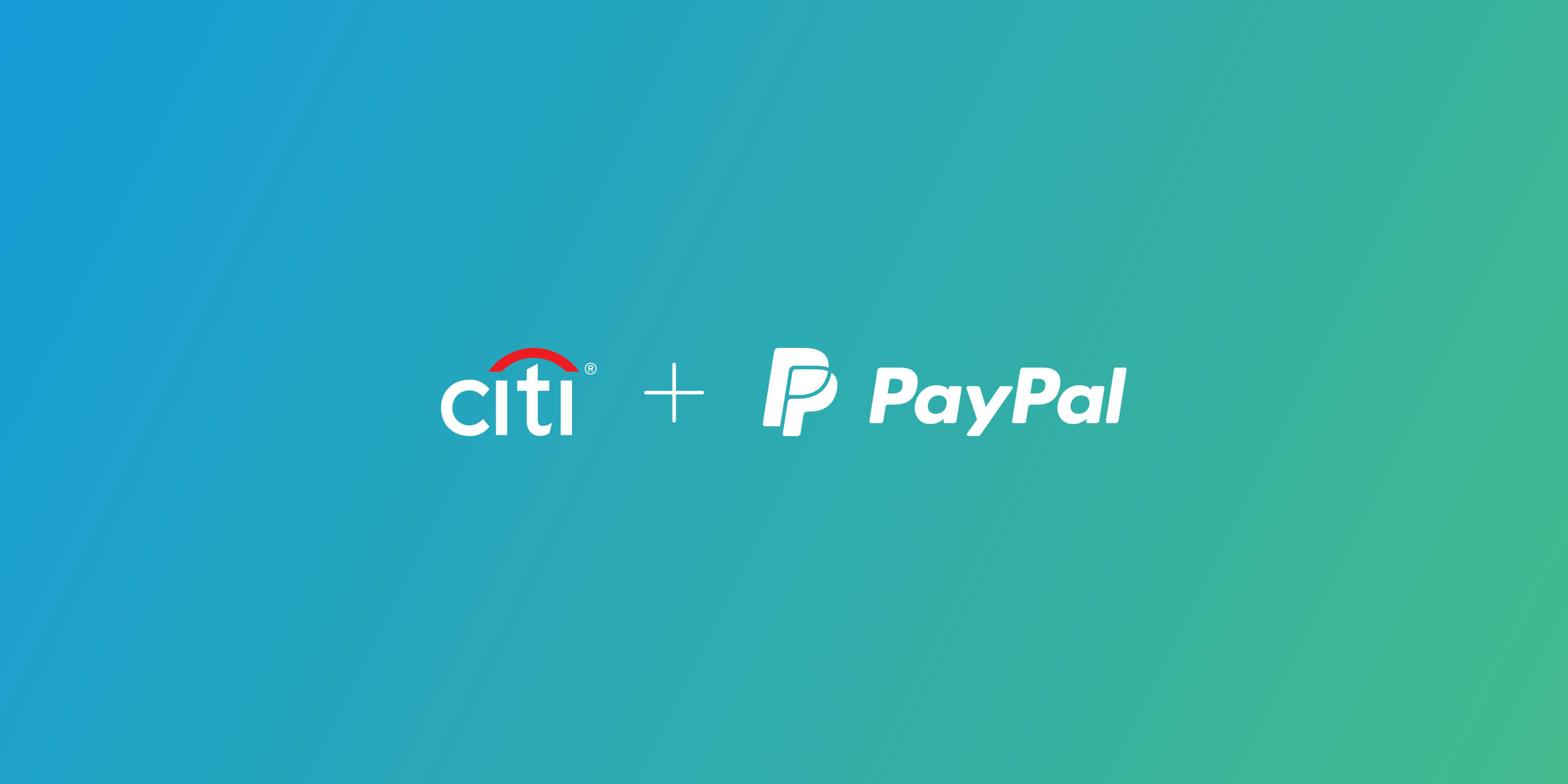 Citi and PayPal co-branded rewards card program hero artwork